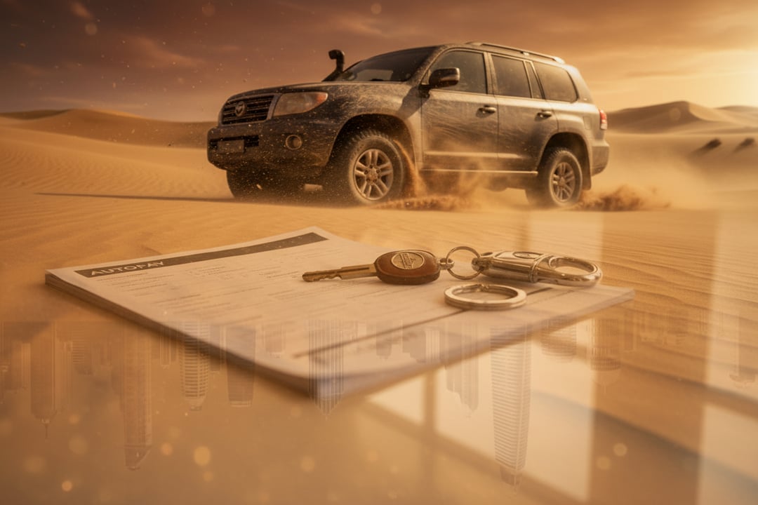 UAE Sandstorm Damage to Cars