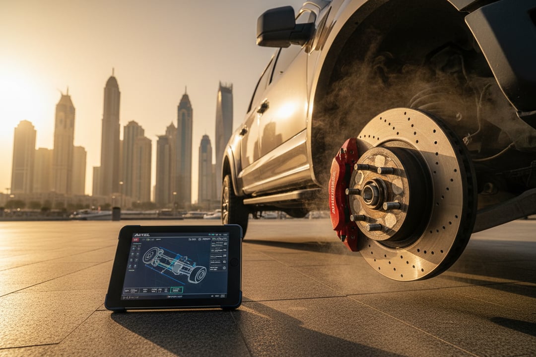 Inspect Pickup Brakes UAE: Pads Rotors and Calipers