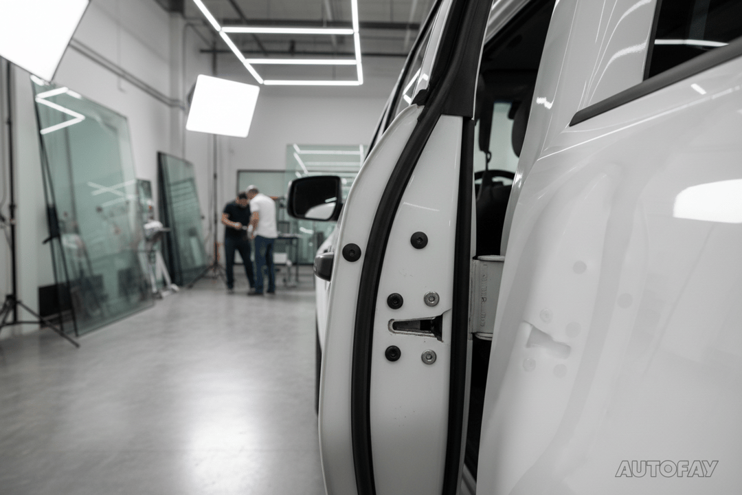 Check Door Hinges & Seals on Used Pickup UAE