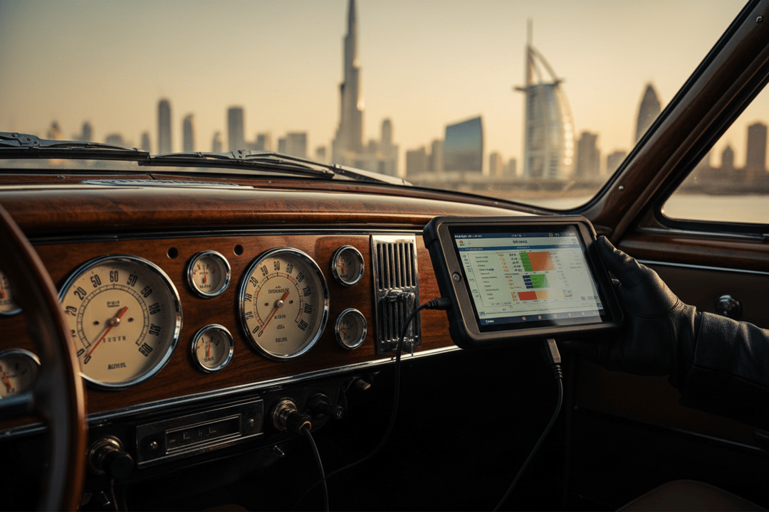 Expert Classic and Vintage Car Inspection in UAE: Rust, Originality & Parts