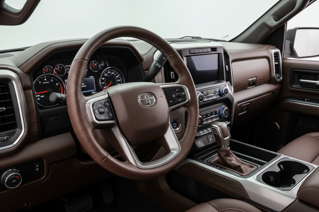 UAE Used Pickup Interior Inspection: Dashboard, Seats & Steering Wheel