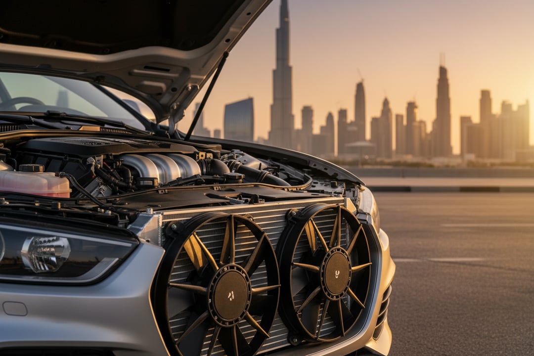 UAE Sedan Cooling System Inspection: Radiator, Fans, Water Pump