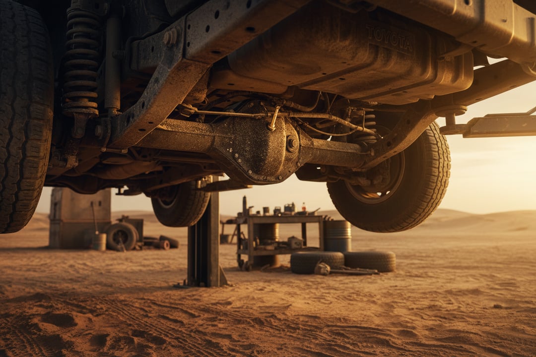 Land Cruiser Differential Check: Fluid, Whine & Desert Damage Signs