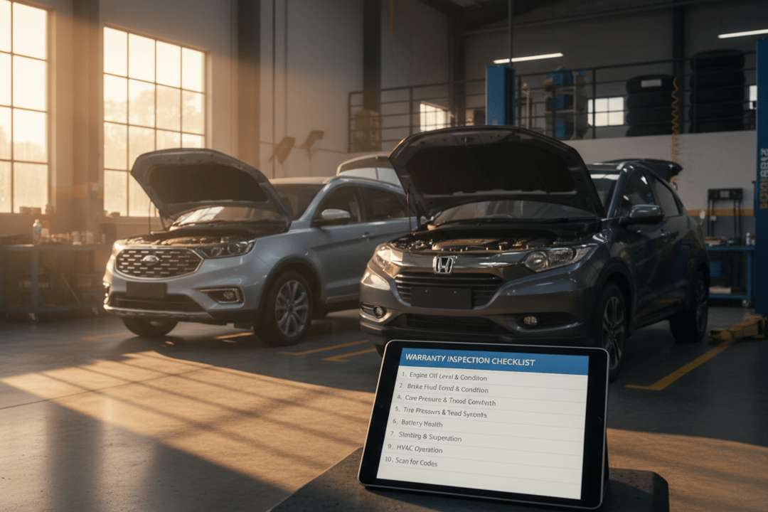5 Key Checks Before End‑of‑Warranty Expiry: Ford Territory, Honda HR‑V
