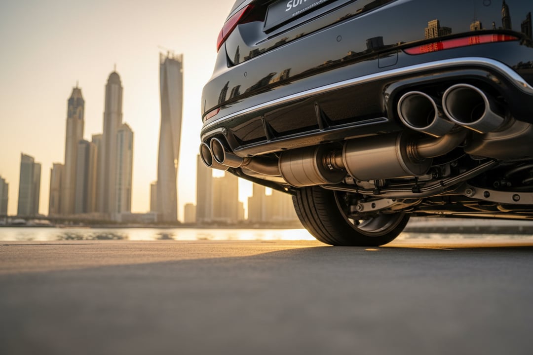 UAE Sedan Emissions Inspection: Muffler Catalytic Converter Exhaust Guide