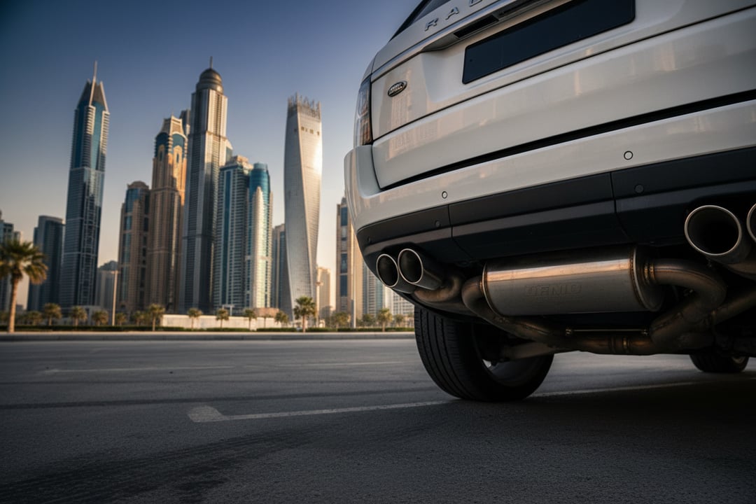 Exhaust & Emissions Check for Used SUVs in UAE: Manifold & Muffler