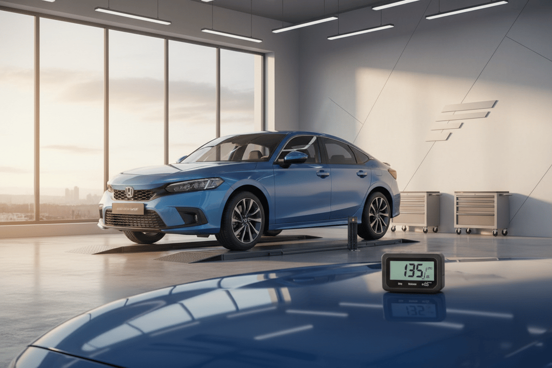 Inspecting Used Honda Civic in UAE