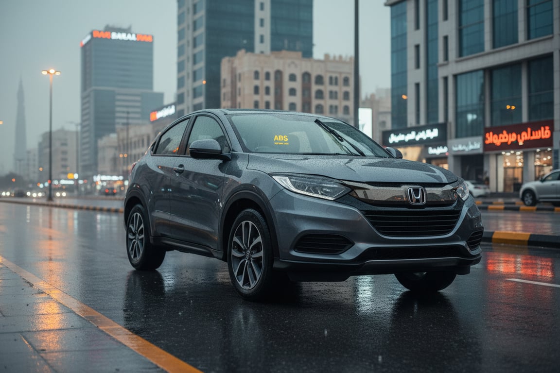 Honda HR-V 2022 Agency Inspection: How It Handles Rainy Roads