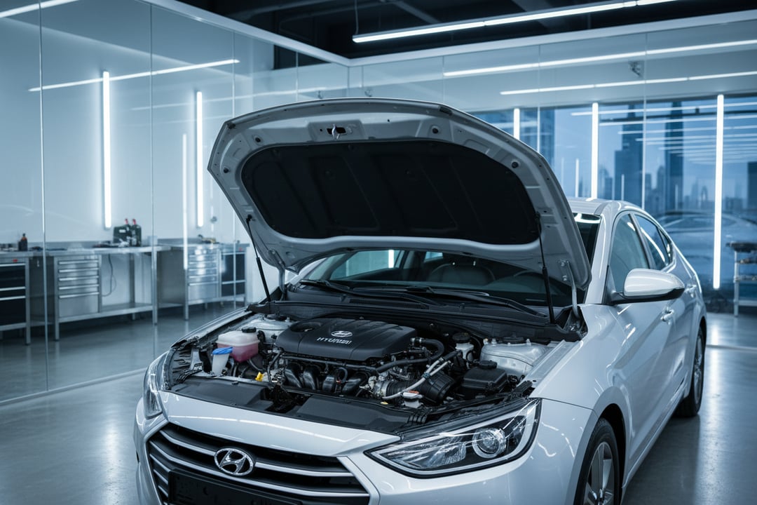 Used Hyundai Elantra UAE Inspection: Engine, Transmission & Climate