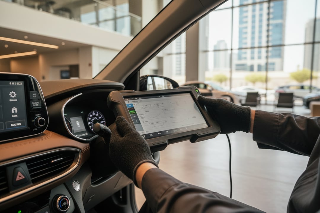 Pre-Purchase Inspection for Used Hyundai Santa Fe in UAE