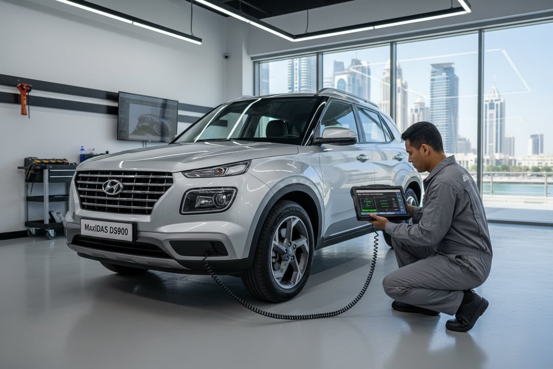 Inspecting Used Hyundai Venue: Engine & Climate Issues in UAE