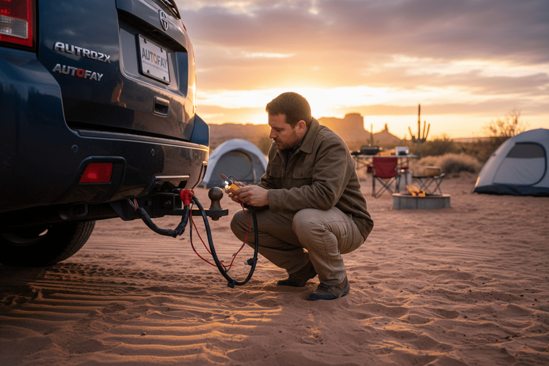 Towing Capacity and Hitch Inspection for UAE Adventures