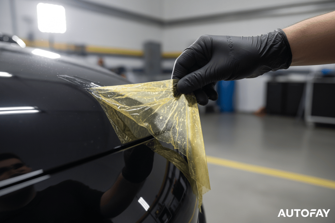 Paint Protection Film Removal: What Inspectors Find Underneath
