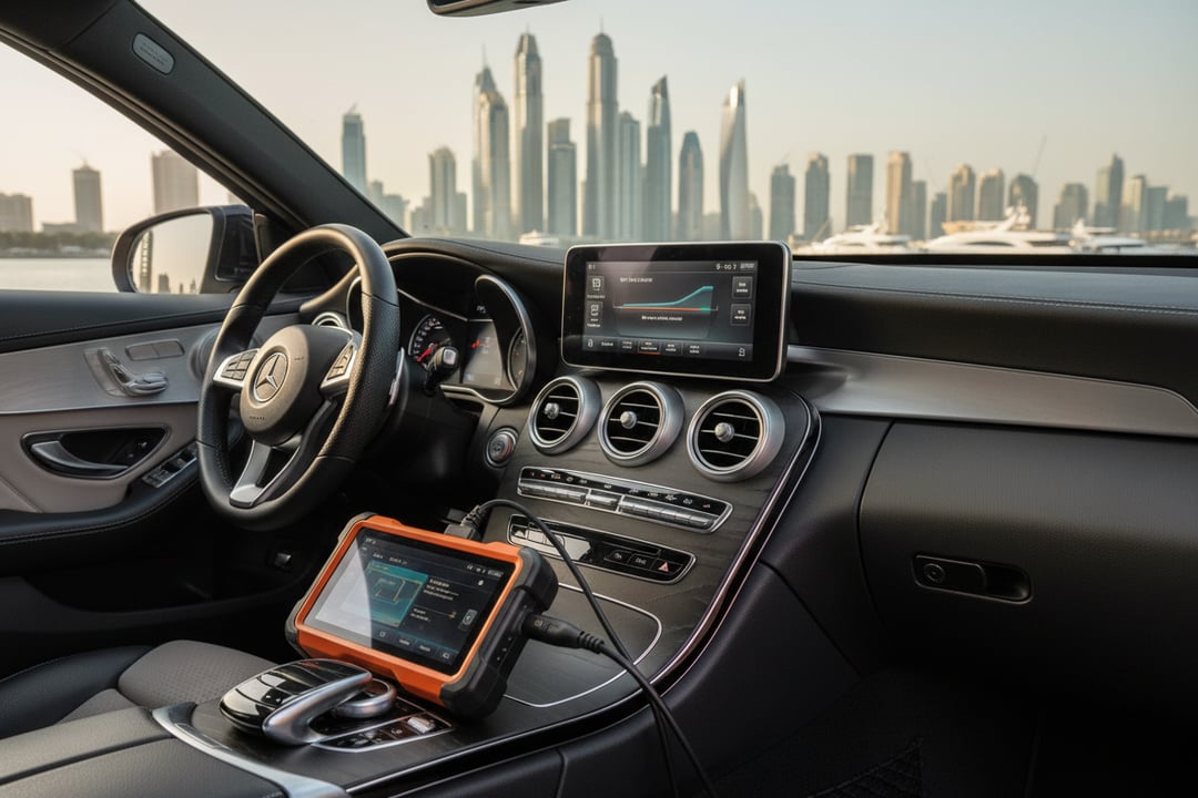 Hidden Defects in Used Mercedes-Benz C-Class Inspections UAE