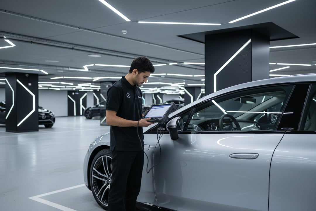 Used Mercedes-Benz EQS Inspection UAE: Climate & Electrical Issues