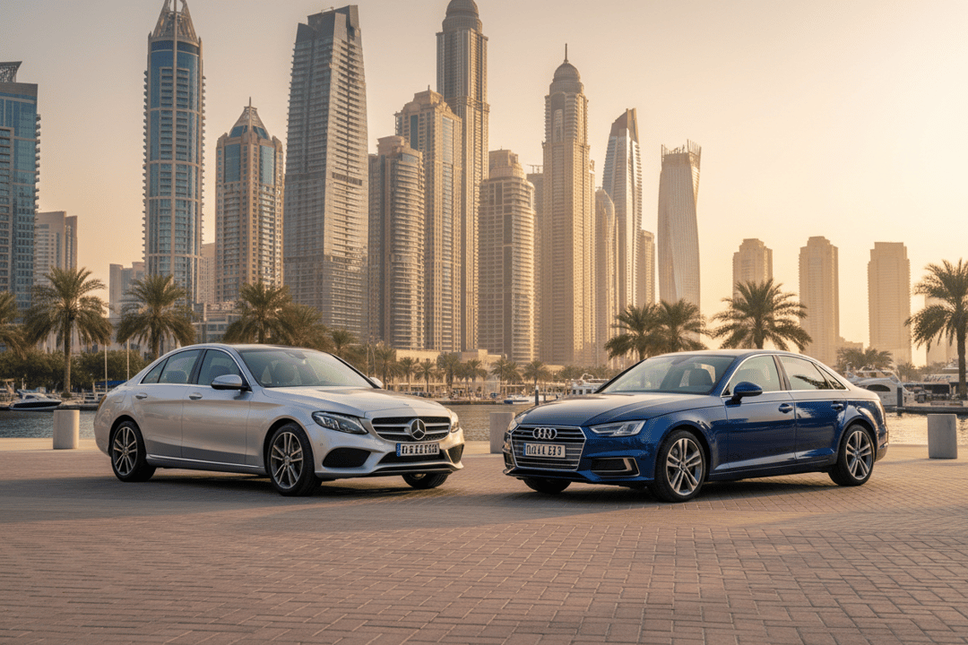 Mercedes C-Class vs Audi A4 UAE: Reliability & Inspection