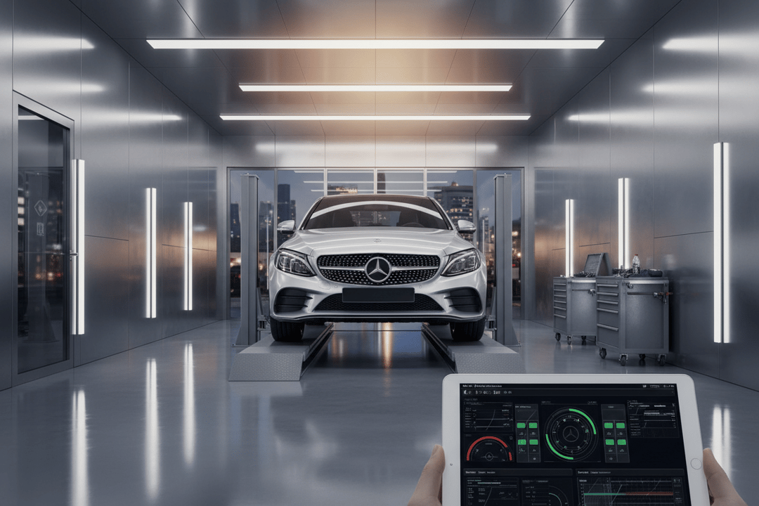Inspecting Used Mercedes C-Class