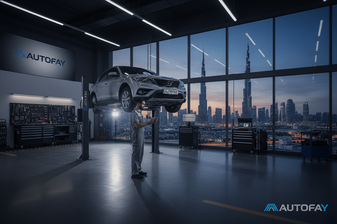 Nissan Service UAE: Oil, Brakes, Flushes & Heat Guide