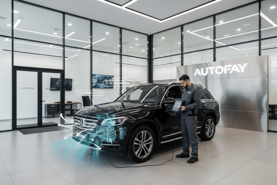 Inspect SUV A/C: Compressor, Blower Motor & Cold Air Flow