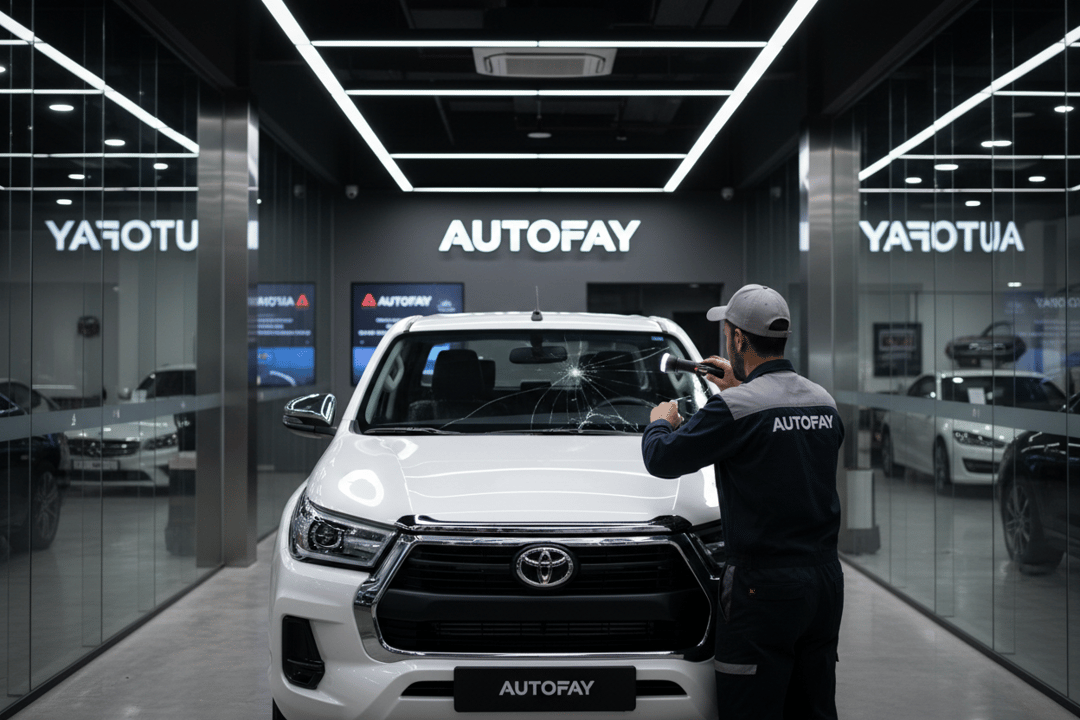 Essential Glass Inspection for Used Pickups in UAE: Windshield Checks
