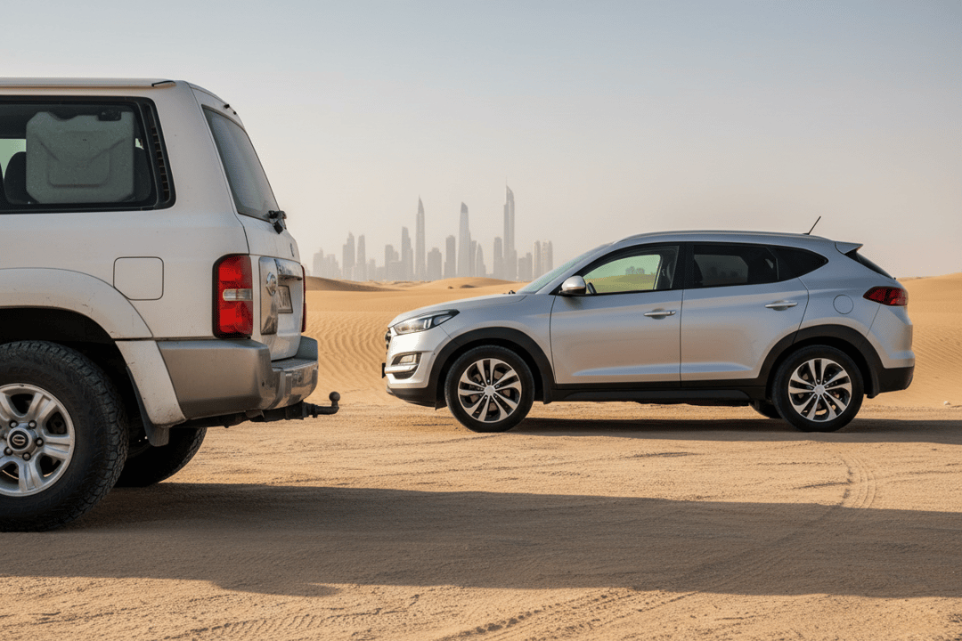 Patrol vs Tucson: Fuel Costs, City Parking & Desert Power in UAE