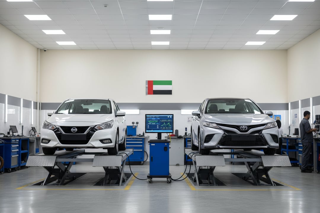 Nissan Sunny 2024 vs Toyota Camry 2020: مراجعة الفحص والأداء