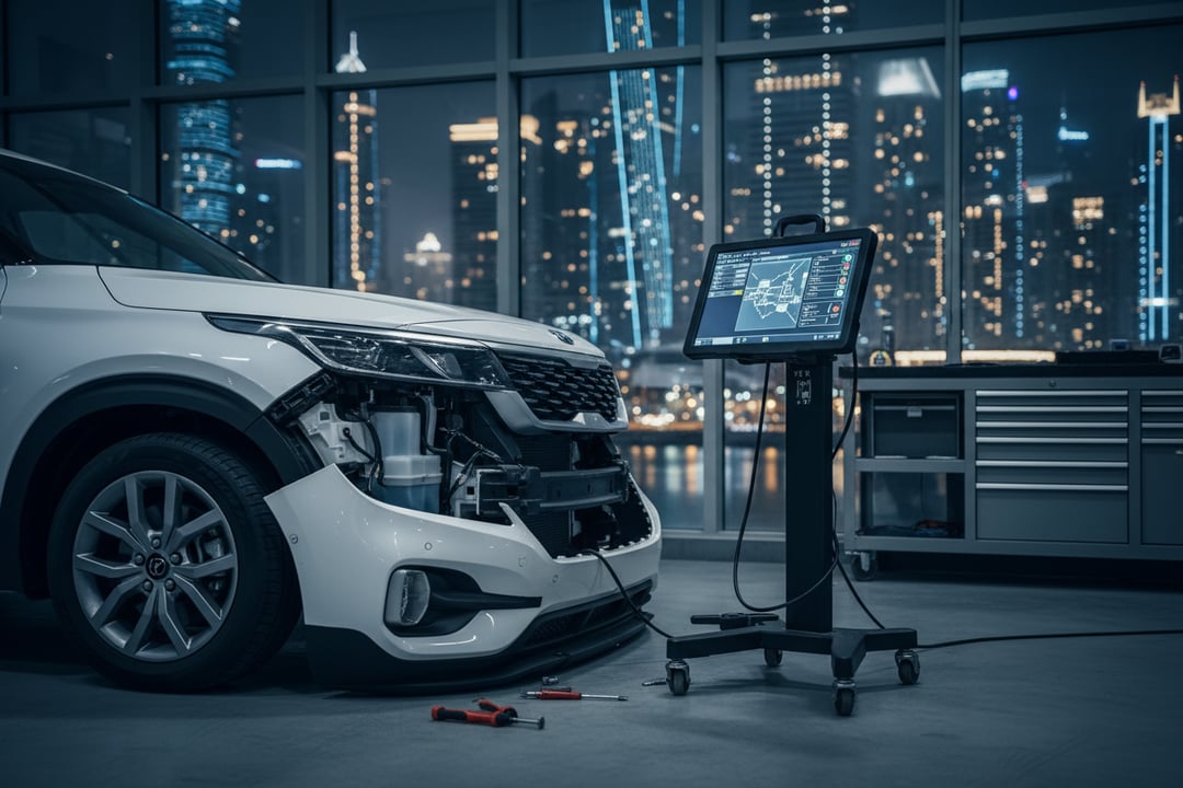 Post-Accident Inspection Guide for Used Kia in UAE
