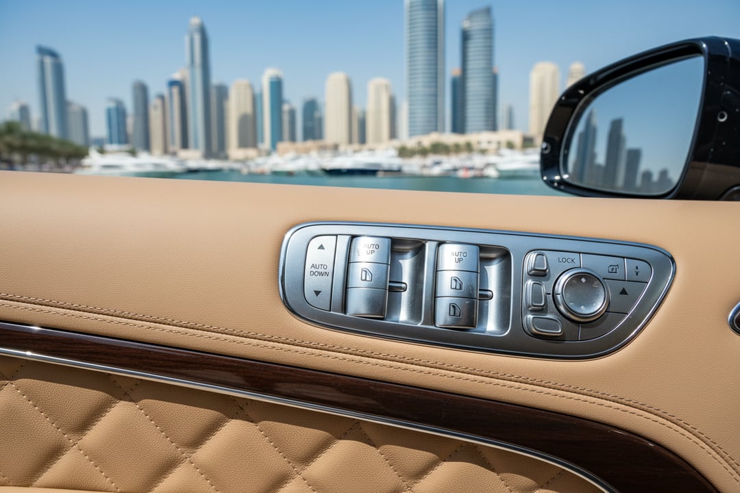 Power Features Inspection for Used Sedans UAE: Windows Mirrors