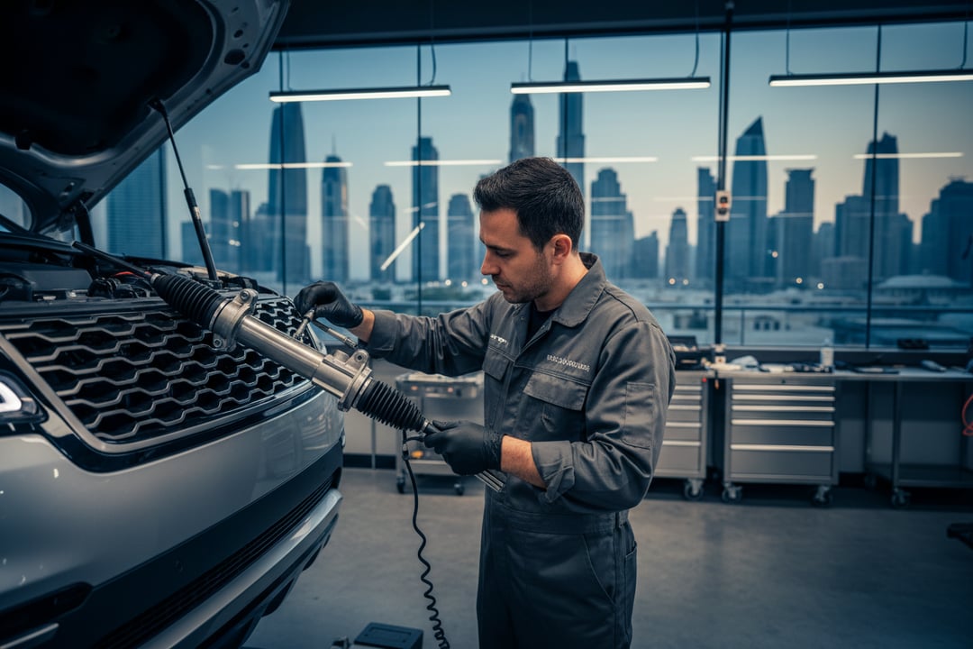 Power Steering Rack Inspection UAE: Leaks, Heavy Steering & Replacement