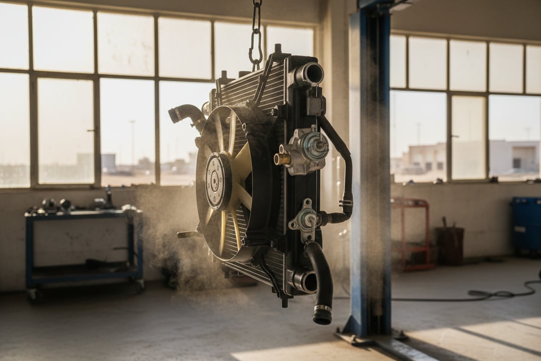 How Fan, Hoses & Thermostat Impact Radiator Health in UAE Heat