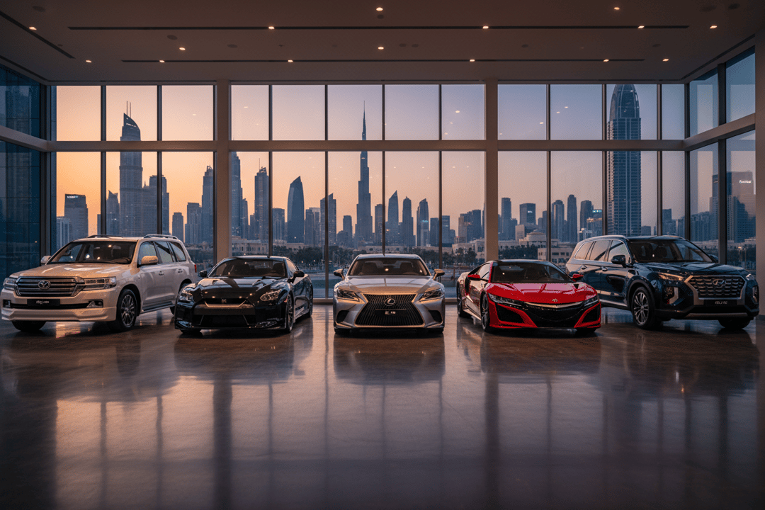 5 Reliable Used Cars (Toyota, Nissan, Lexus, Honda, Hyundai) in Dubai 2026