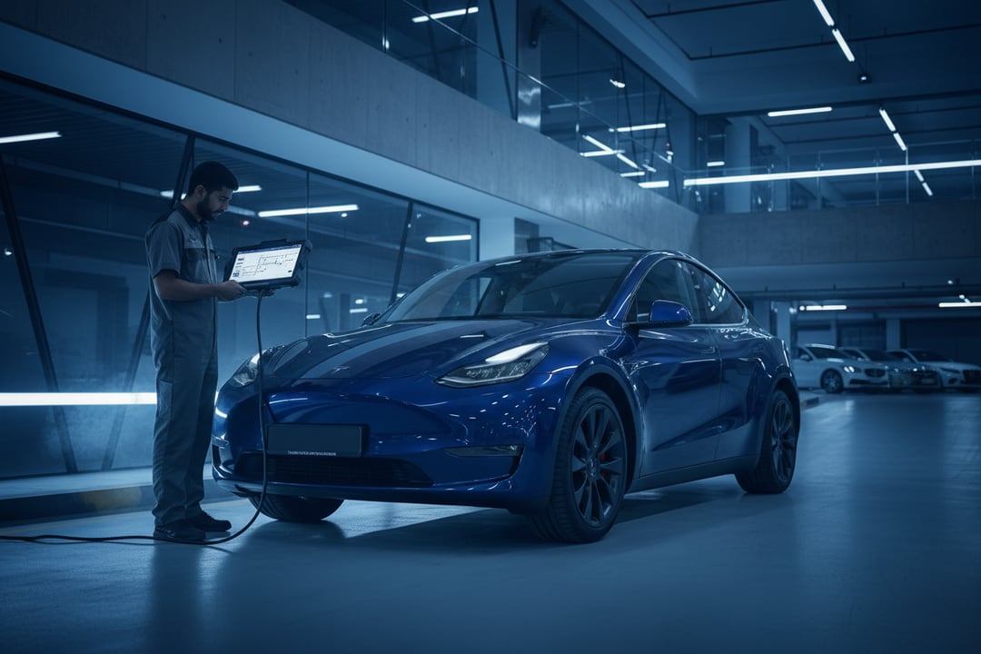 Tesla Model Y UAE Pre-Purchase Inspection: Red Flags & Checks