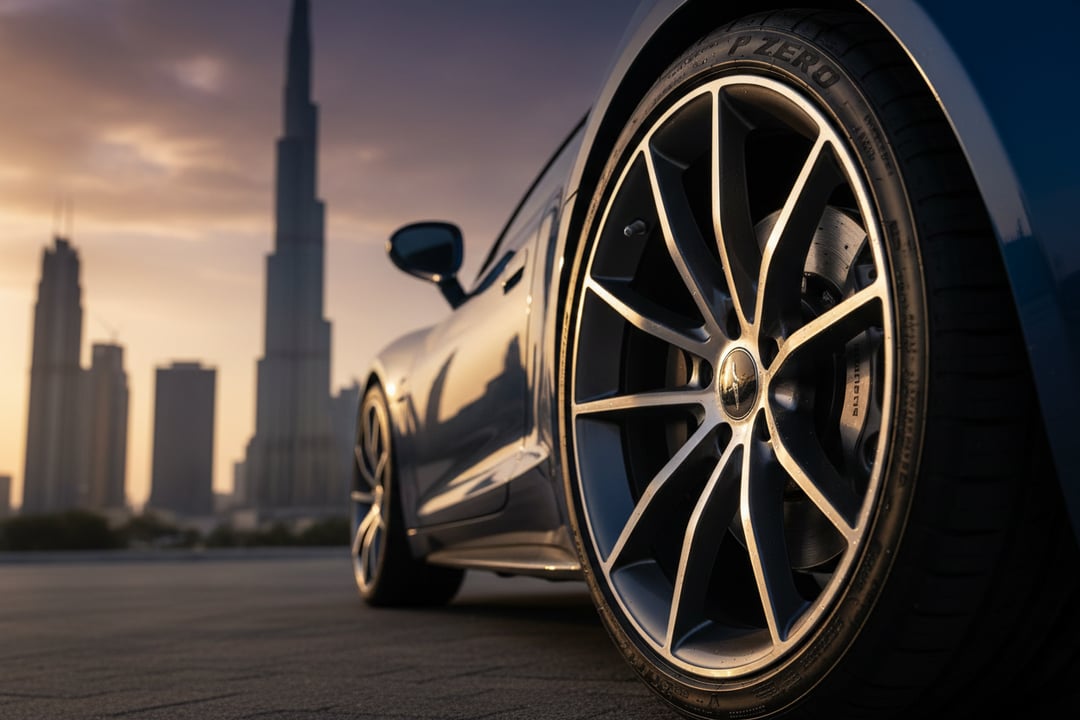 Luxury Car Tires & Wheels Inspection: Condition, Depth & Manufacturing Year