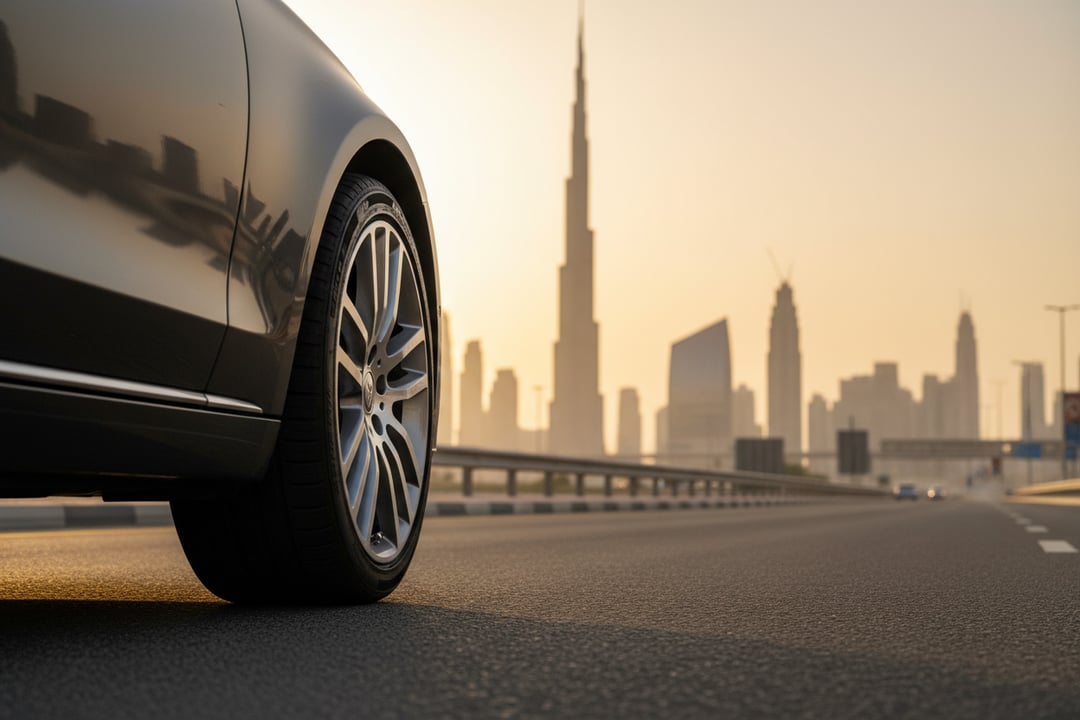 Inspecting Tires & Wheels on Used Sedans in UAE