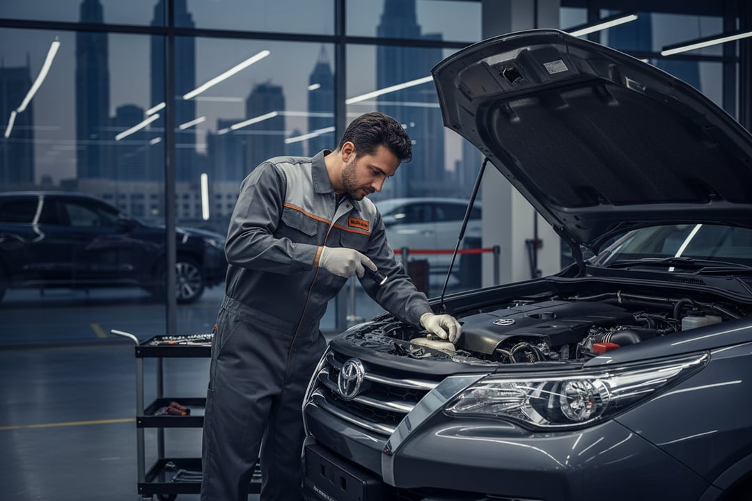 Inspection: Used Toyota Fortuner UAE Climate & Mechanical Issues