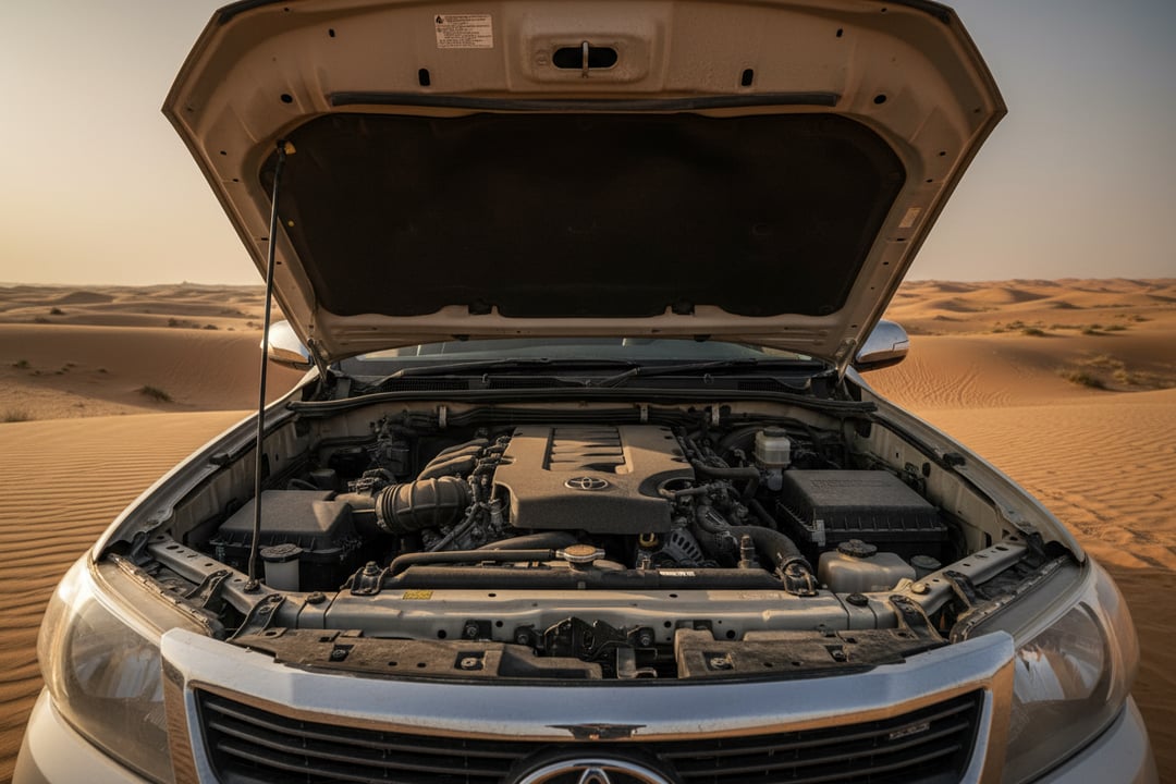 UAE Car Inspection: Toyota Hilux Engine, Suspension & Climate Issues