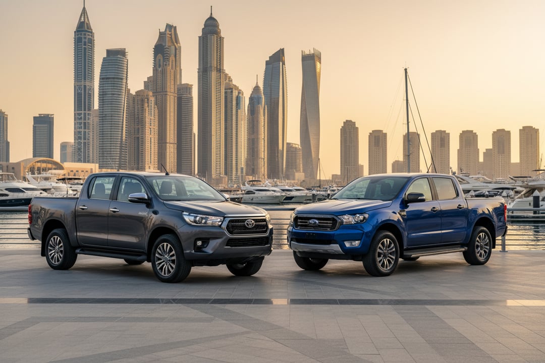 Toyota Hilux vs Ford Ranger Inspection UAE: Reliability & Costs