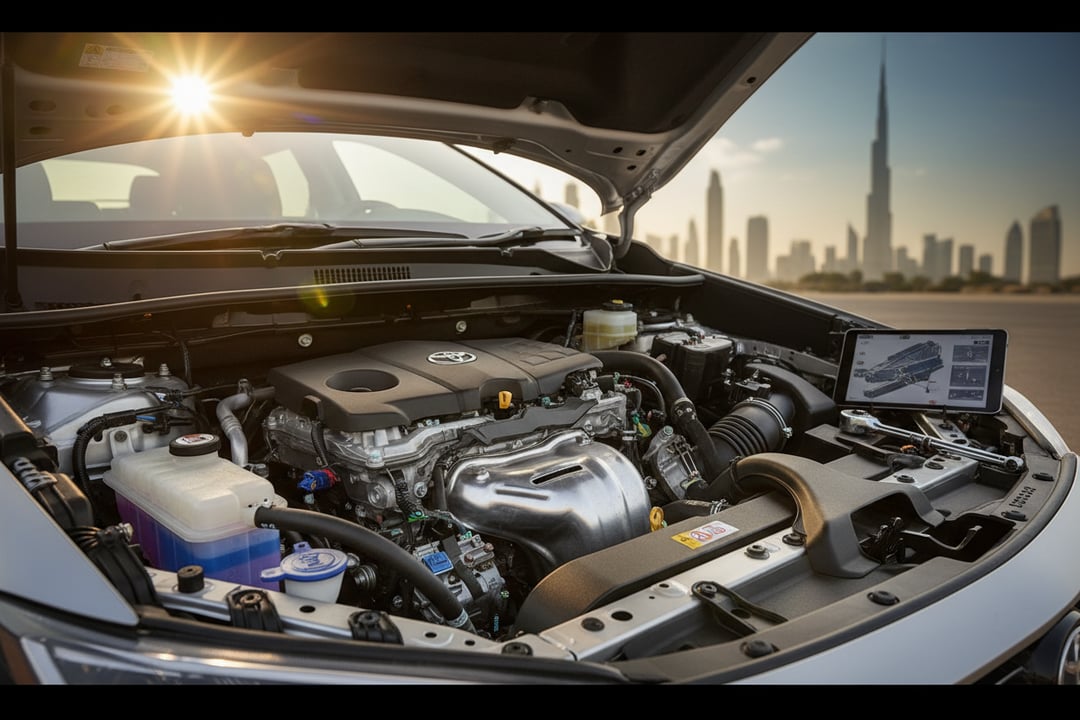 Used Toyota RAV4 UAE Inspection: Engine, Trans & Climate