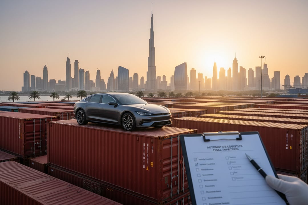 Exporting a Used Car from UAE: Inspection, Deregistration & Shipping
